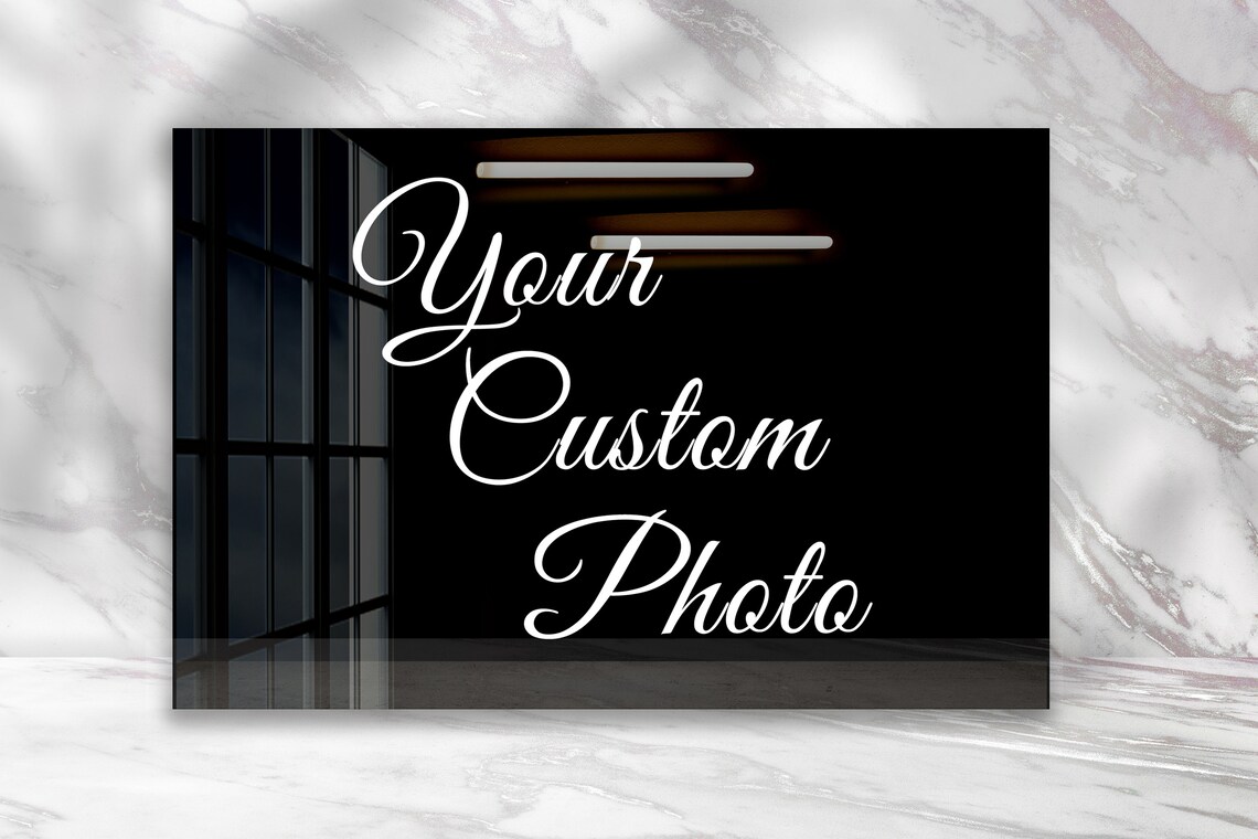 Tempered Glass Custom Wall Artcustom Glass Wall Etsy