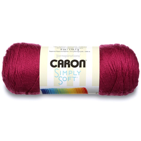 Caron Simply Soft, Acrylic, Medium weight