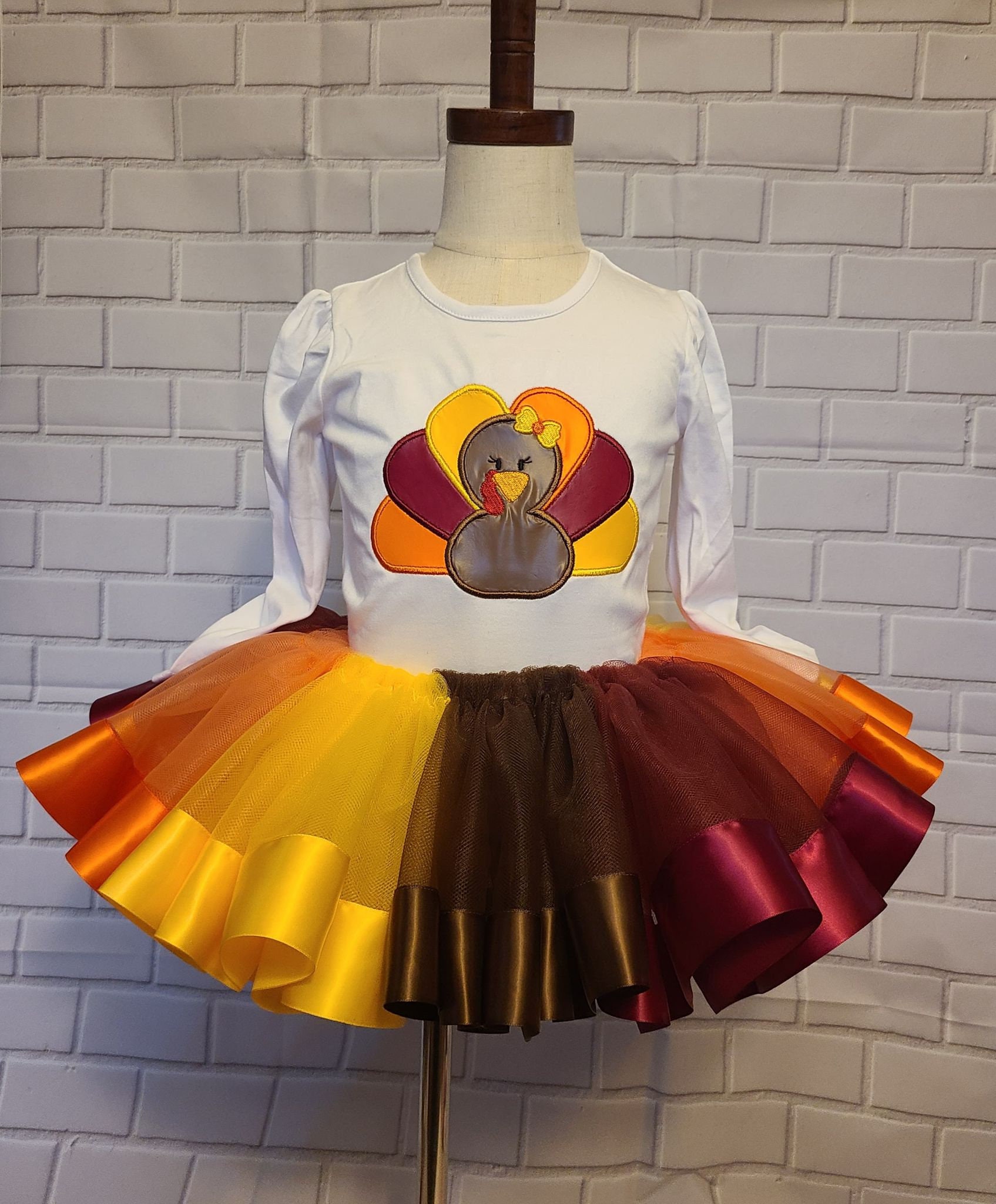 thumbnail image 2 of Gone For A Run PROMOTED TO BIG SISTER Thanksgiving Costume Turkey Trot Running Tutu Skirt For Women 622751 2 of 12