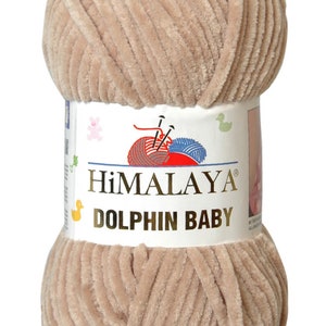 Himalaya Dolphin Baby Chenille Yarn, Purple - 80340 - Hobiumyarns