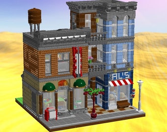 Custom 10246 Detective's Office Alternate Build (LDD Digital Model Only)