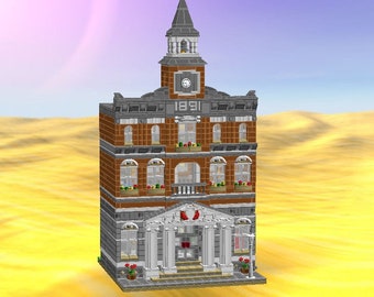 Custom 10224 Town Hall Alternate Build (LDD Digital Model Only)