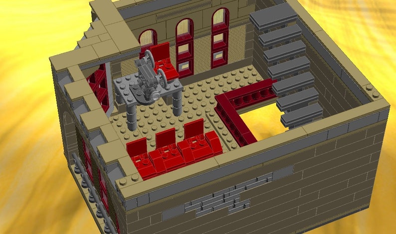 Custom 10232 Palace Cinema Alternate Build LDD Digital Model Only image 7