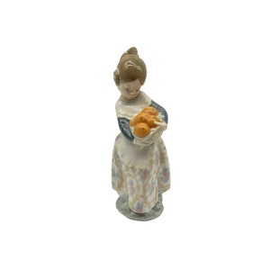 Lladro Valencia Girl With Oranges - Etsy