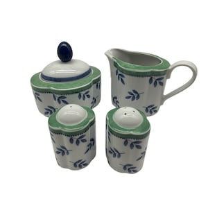 Villeroy & Boch Creamer Sugar Bowl Salt and Pepper Shakers SWITCH 3 Discontinued