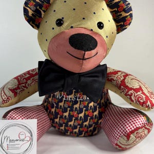 Memory bear Ben the begginer (funky friends factory pattern)