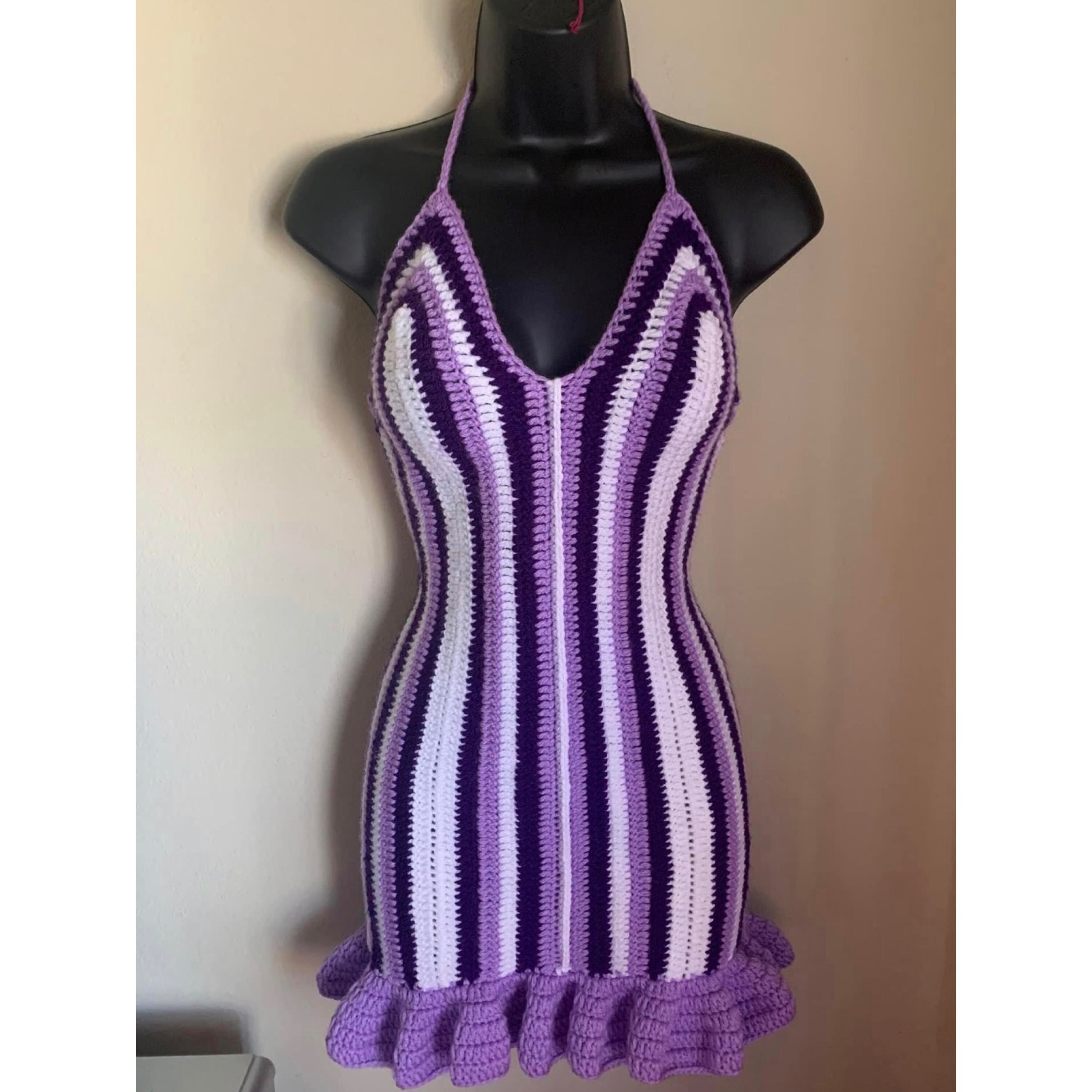 Rad Ruffle Dress Crochet Pattern - Etsy