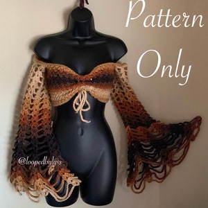 Amber top crochet pattern