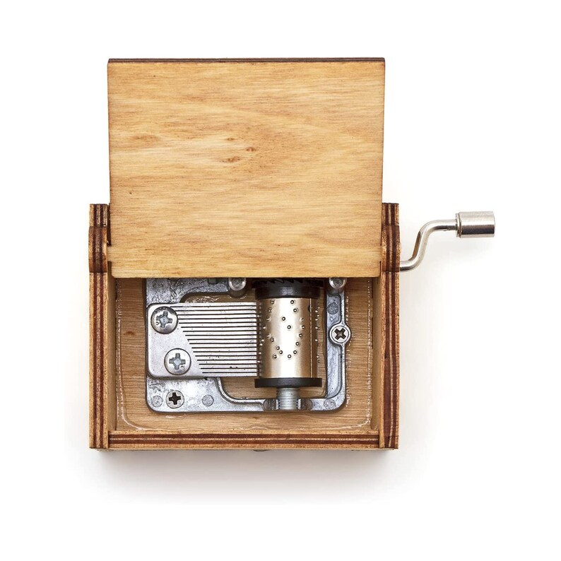 Custom Wooden Music Box, Personalized Music Box, CHOOSE YOUR SONG