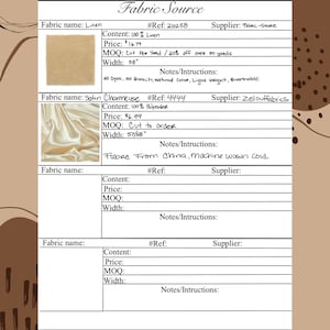 Fabric swatch template,printable fabric swatch book pages, fabric stash inventory, fabric haul, fabric inventory, swatch organizer,prontable