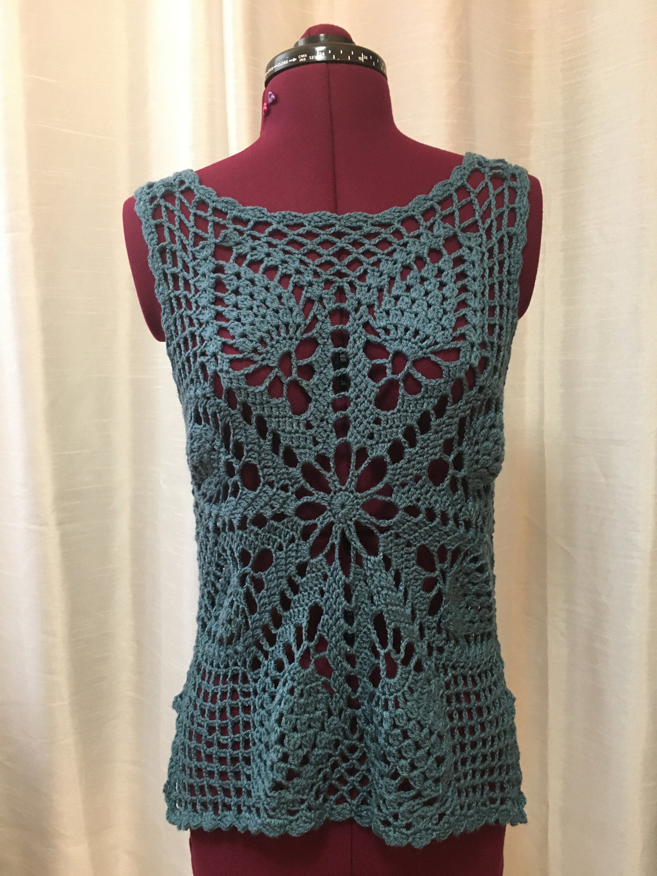 Green Handmade Tank/crochet Tank/ladies Tank Top - Etsy