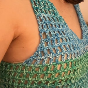 Green Crop Top, Crochet Top, Crochet Crop, Summer Crop, Spring Crop, Blue Crop, Pink Crop, Easy Care, Medium Crop, Happy Crop, Beach Crop