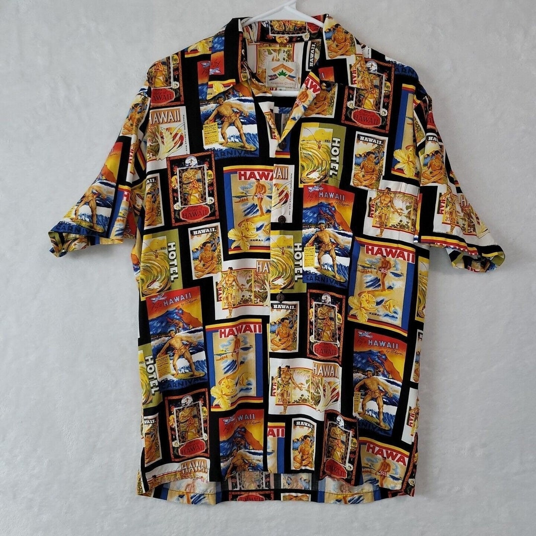 Rare Pineapple Juice Men's Hawaiian Shirt Travel Surfer Etsy