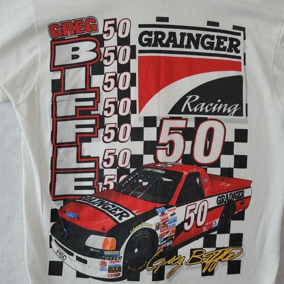 Grainger Racing Graphic Tee Autographed Greg Biffl