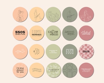 5 Seconds of Summer (20 Pack) Buttons