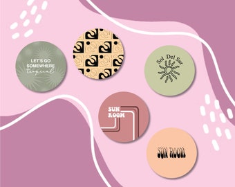 Sun Room Band Buttons | Pins preiswerte Fan Merch Louis Tomlinson Konzert Tournee Musik Louies handgemacht One Direction Directioner 1D Cute