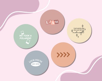 Liam Payne Buttons Pins preiswert Fan Merch Harry Styles Louis Tomlinson Niall Horan Zayn Malik eine Richtung Directioner 1d LP1 Ästhetik