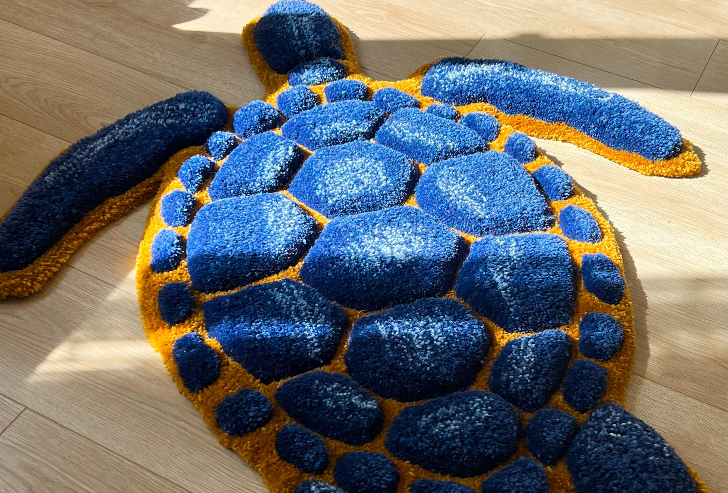Turtle 3d Tufted Custom Rug, 100% Handmade, Kids Room, 3d Carpet ...
