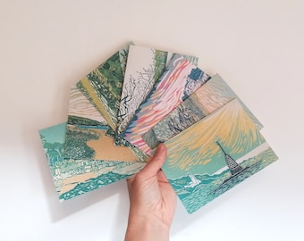 Gift cards of Cornish landscapes