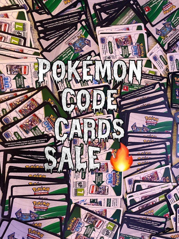 Pokémon Code Cards Collectors Redeem Etsy
