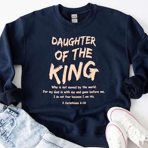 Daughter of the King Shirt, Religious Shirt, Child of God Shirt, Love Like Jesus Shirt, christian merch, Bible Verse Shirt