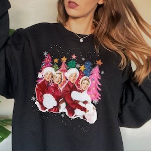 Christmas Pink Sweatshirt, Christmas White Movie 1954 Sweatshirt, Christmas Song shirt, Christmas Sweater, Gift For Her