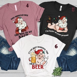 Funny Christmas Family Matching T-Shirt, Christmas Vacation Shirt, Griswold Family Shirt, Cute Christmas Tree T-Shirt Funny Santa Ho&#39;s
