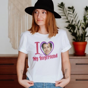 Personaliza la camiseta I Love My Boyfriend/Girlfriend, personaliza la camiseta I Heart My Boyfriend, la camiseta de concierto, el regalo para los fans del K-pop
