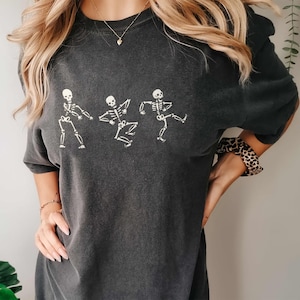 Dancing Skeleton Shirt, Funny Skeleton Shirt, Halloween Shirt, Halloween Party Shirt Comfort Colors®