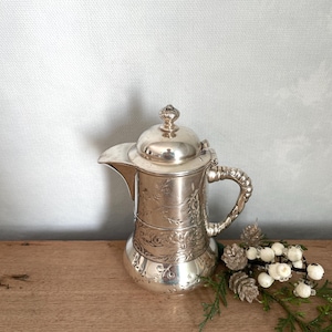Silver Creamer, Small Silver Pitcher, Vintage Pitcher, Kitchen Pitcher, Kitchen Decor, Farmhouse Kitchen Pitcher