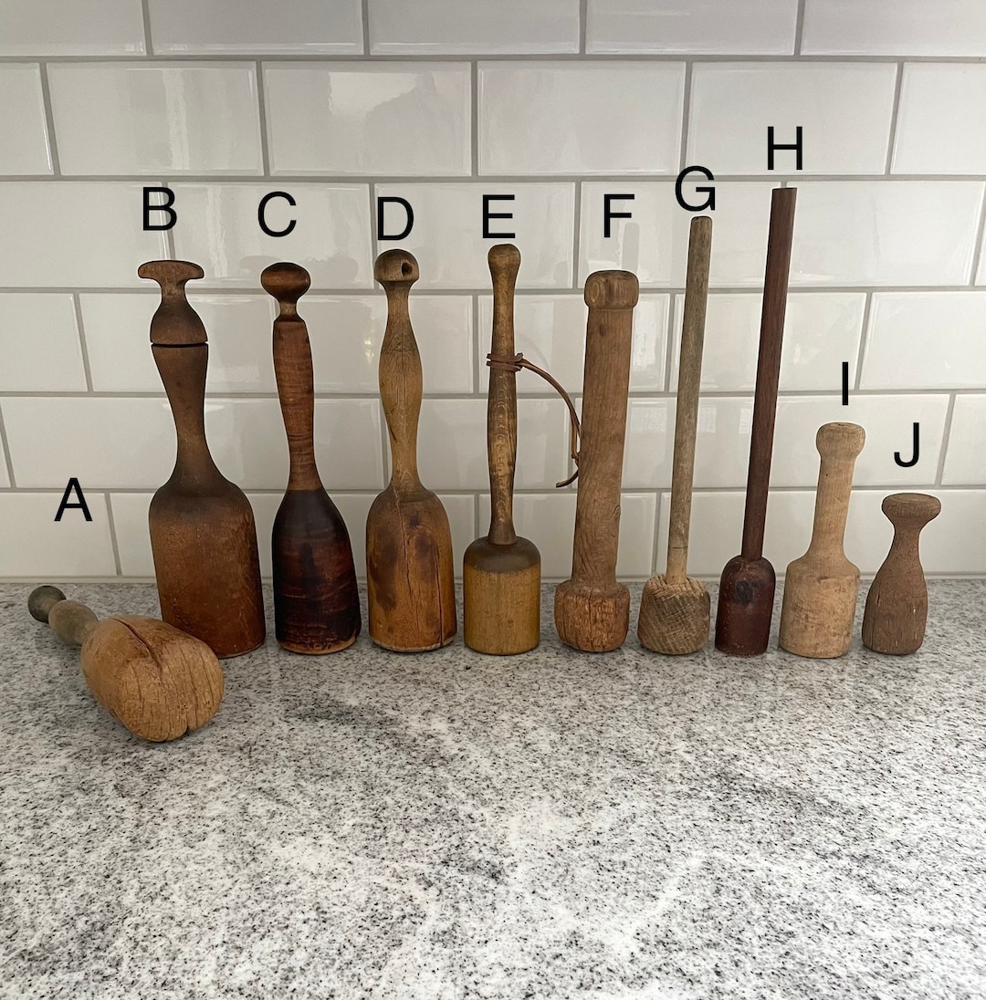 Antique Wood Masher Wood Mashers Mashers Antique Mashers - Etsy