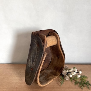 Leather Stirrup Vintage Saddle Stirrup Vintage Horse Equestrian Decor Western Decor