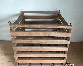 Vintage Wood Egg Crate Vintage Egg Crate Wood Box Wood Crate