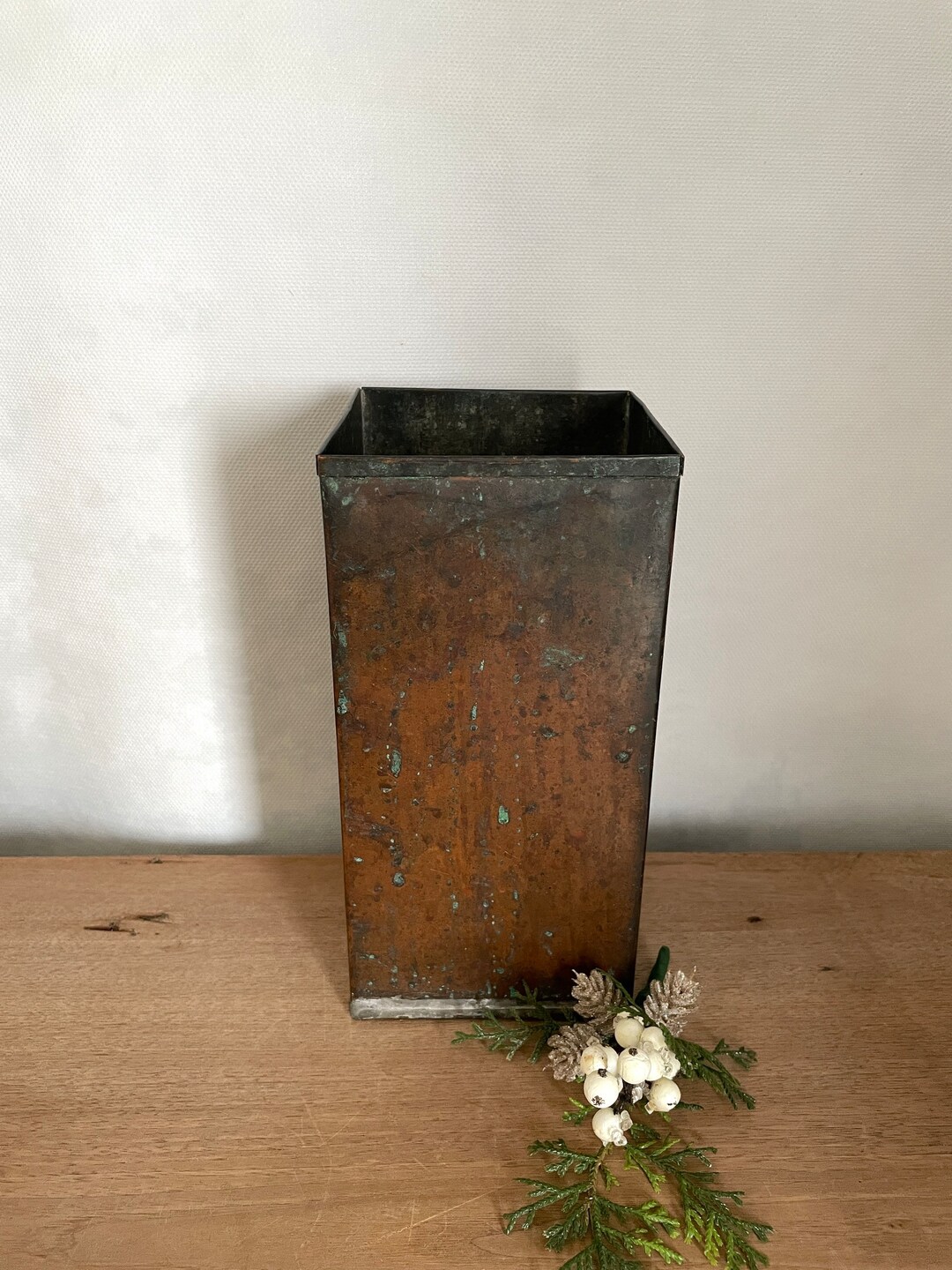 Copper Vase Vintage Copper Vintage Vase Antique Copper Etsy