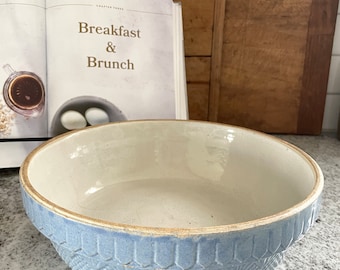 Roseville Pottery Sat Glaze Pottery Bowl Mixing Bowl Hand Crafted Glazed Pottery Bowl Stoneware Large Mixing Bowl Large Salad Bowl Crock