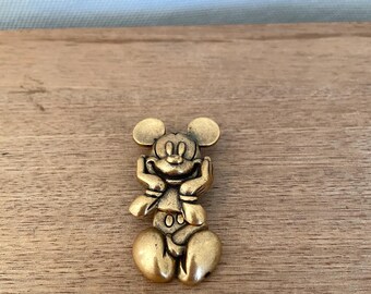 ミッキーマウス　ヴィンテージ　ペンダント　ブローチ　ディズニー　ターコイズ　① ミッキーマウス ヴィンテージ ペンダント ブローチ ディズニー