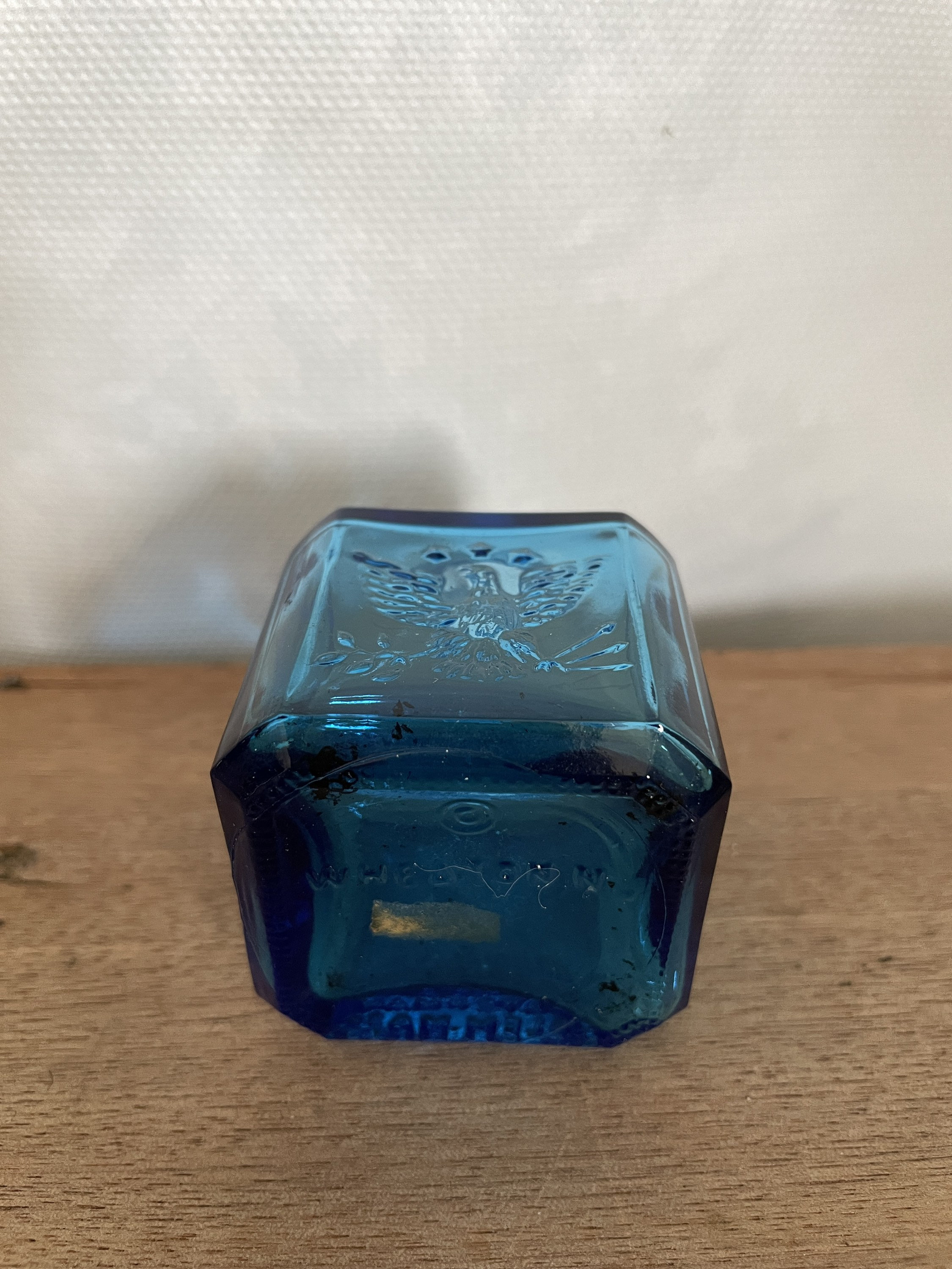 Ink Bottle Glass Ink Bottle Vintage Ink Bottle Office Decor Etsy