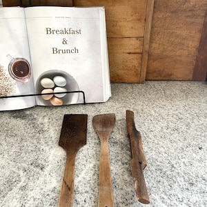 Antique Wooden Spatula, Wood Butter Spatula, Antique Butter Paddle, Antique Kitchen Utensil, Wooden Kitchen Utensils, Wood Peeler