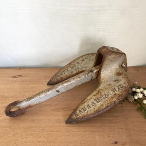 Vintage Anchor Vintage Nautical Lake House Decor Beach House Decor Nautical Decor