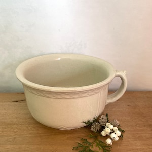 European Chamber Pot, Royal Ironstone Chamber Pot, Vintage Chamber Pot, Home Decor, Antique, Vintage Decor