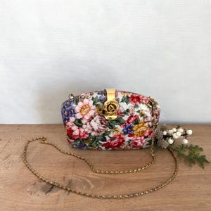 Floral Purse Crossbody Purse Vintage Purse Vintage Wardrobe