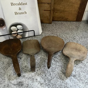 Butter Spoon, Wood Butter Spoon, Butter Paddle, Vintage Butter Paddle, Wood Utensil, Kitchen Decor, Vintage Decor, Antique Decor, Primitive