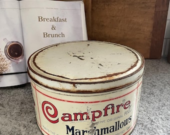 Antique Campfire Marshmallows Tin Made From the Campfire