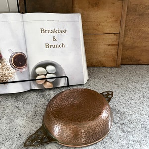 Hammered Copper Pan, Hammered Copper Pot, Copper Pan, French Country, Farmhouse Kitchen, Kitchen Decor, Cottage