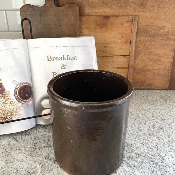 Brown Crock Etsy