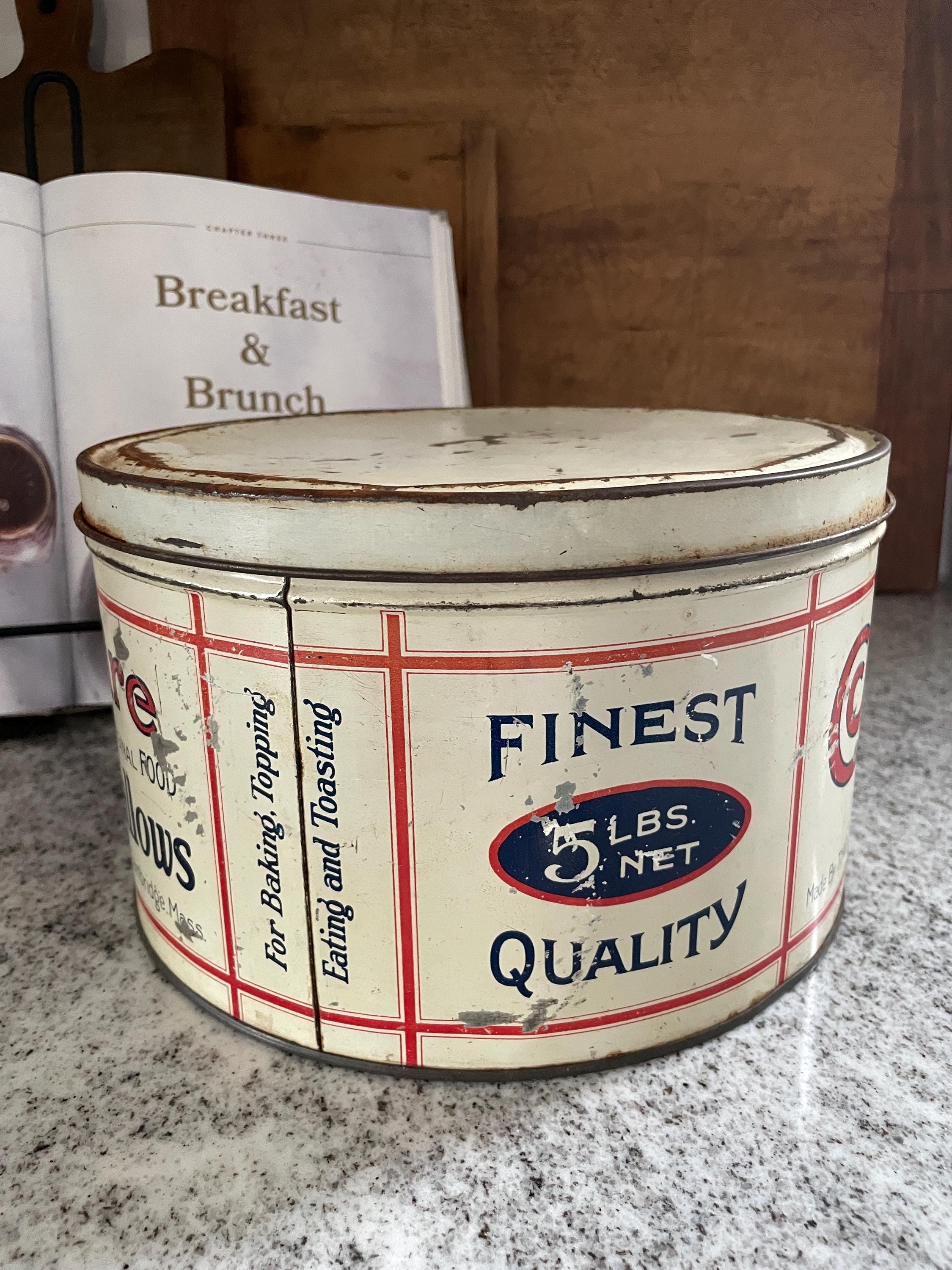 Campfire Marshmallow Tin, Marshmallow Tin, Vintage Tin