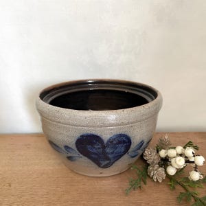 Rowe Pottery Bowl 1988 Stoneware Bowl Salt Glazed Bowl Kitchen Bowl Vintage Decor