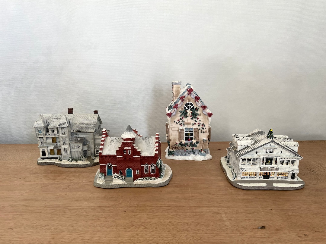 Christmas Village, Vintage Christmas Village, Christmas Decor, Vintage