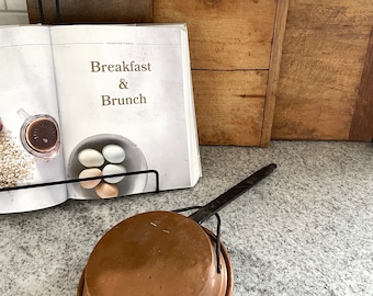 Copper Pan, Vintage Copper Pan, Copper Pan, Kitchen Decor, Farmhouse, Copper Pot, Primitive, Antique