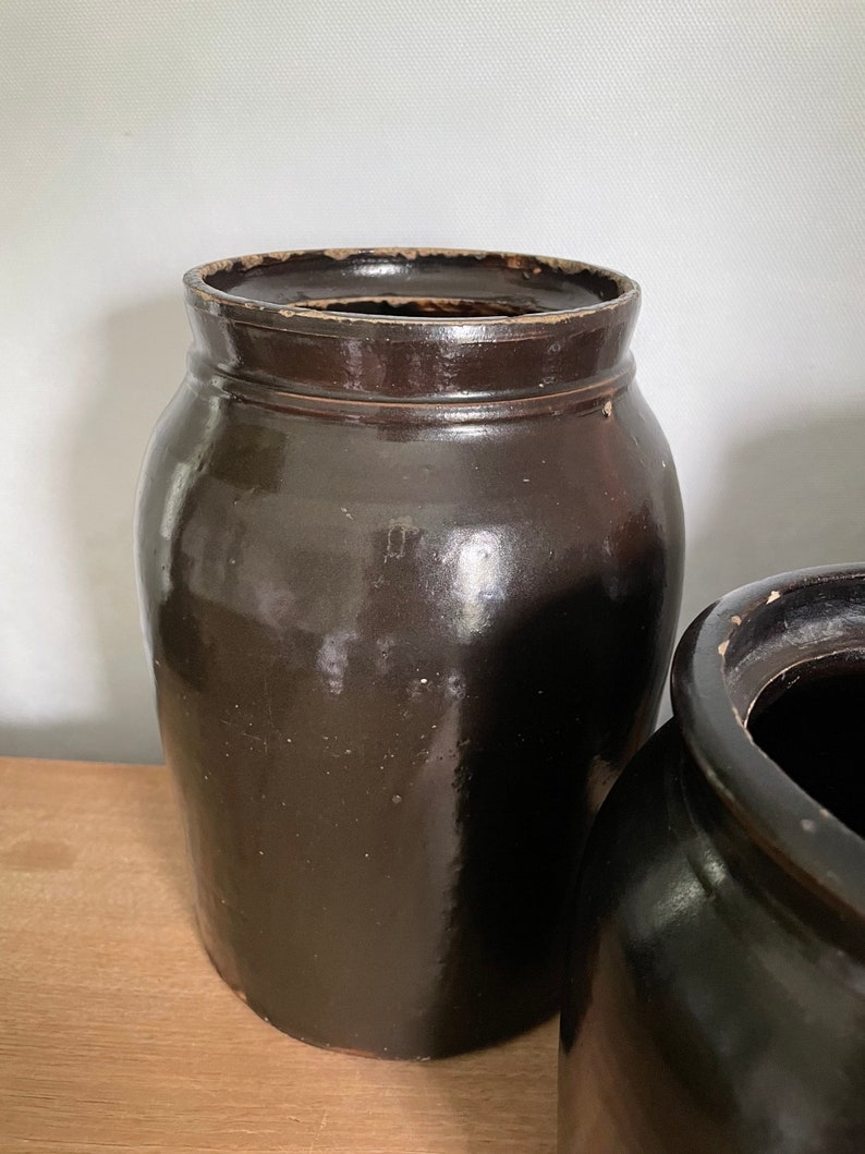 Stoneware Crock Stoneware Jar Antique Stoneware Crock Jar Etsy